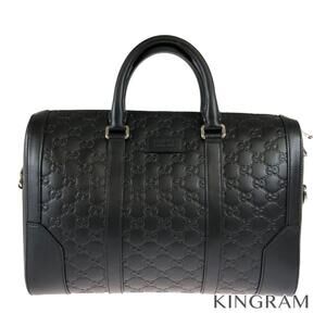 Gucci Guccissima black leather business bag briefcase